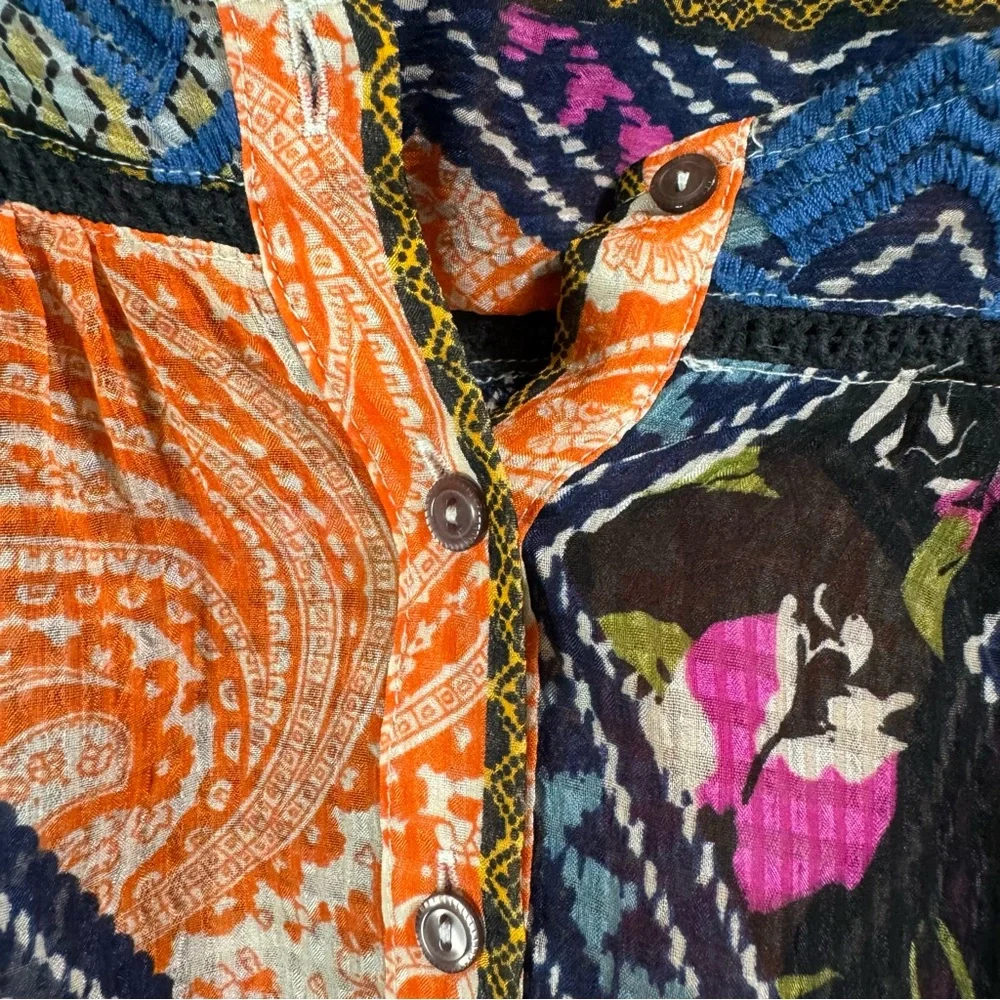 Bohemian Blouse originally from Anthropologie / 4 / multi colored + patterned - Picture 5 of 7